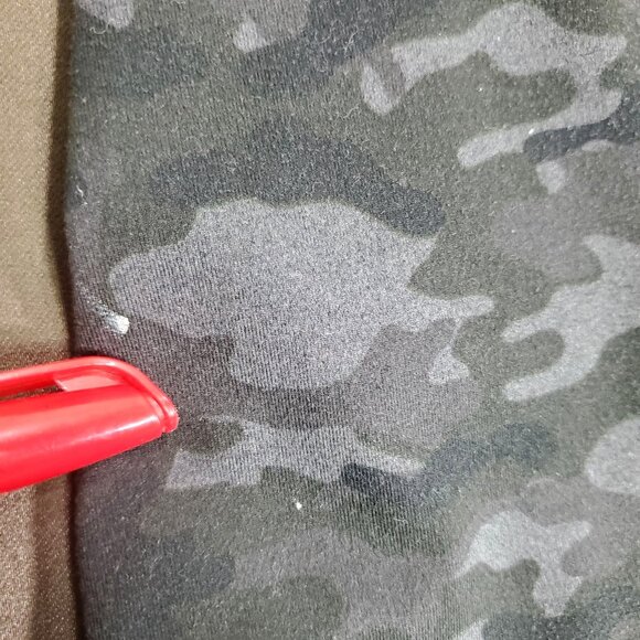 FABLETICS Women Define PowerHold Legging Small 7/8 Charcoal Camo Gray High Waist - Picture 6 of 10